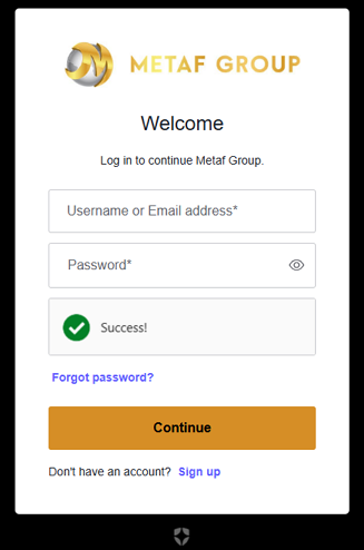 Login to the Application